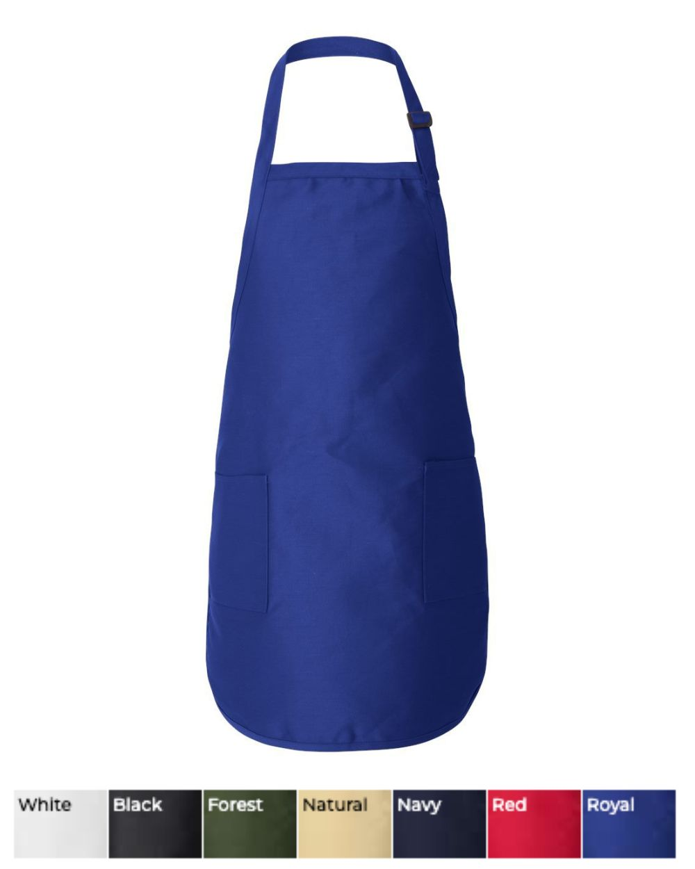 Q-Tees Full Length Apron with Pocket