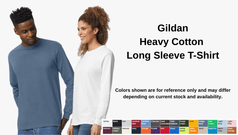 gildan long sleeve tee
